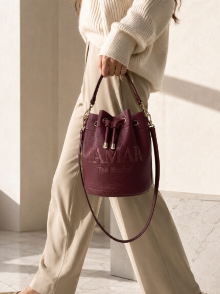 Lamar The Bucket in Dark Wine